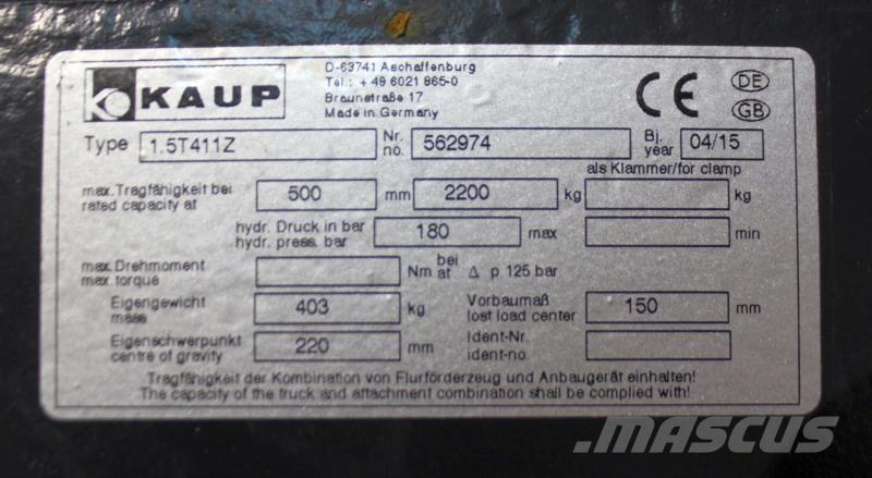 Kaup 1,5T411Z アタッチメント・部品、その他
