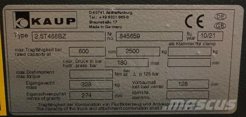 Kaup 2,5T466BZ アタッチメント・部品、その他