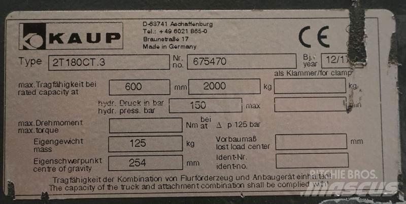 Kaup 2T180CT.3 フォーク