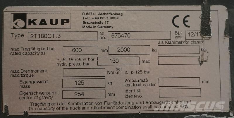 Kaup 2T180CT.3 フォーク