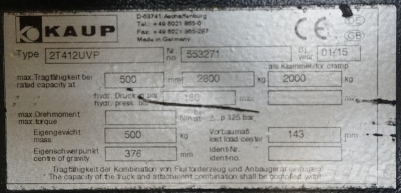 Kaup 2T412UVP アタッチメント・部品、その他