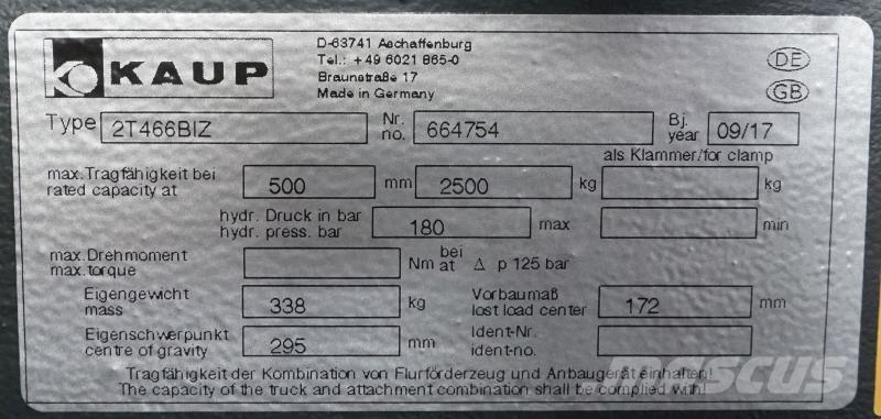 Kaup 2T466BIZ アタッチメント・部品、その他