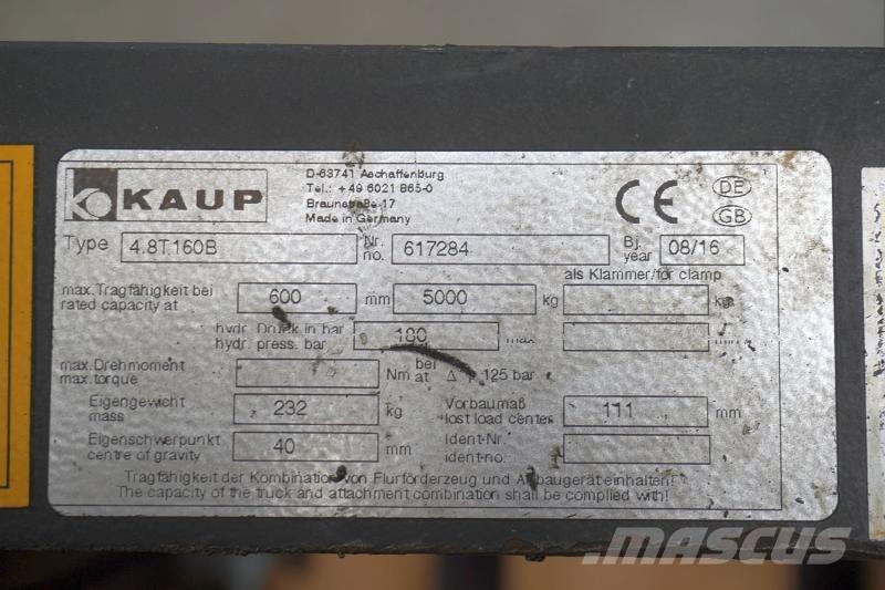 Kaup 4,8T160B アタッチメント・部品、その他