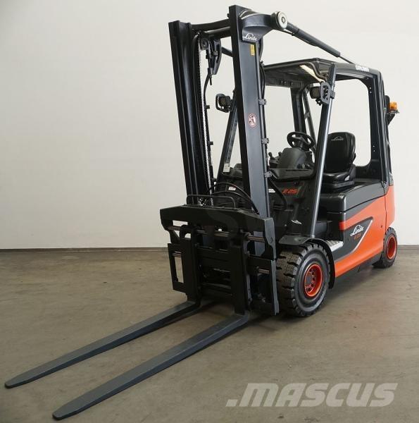 Linde E 25 387 バッテリーフォークリフト