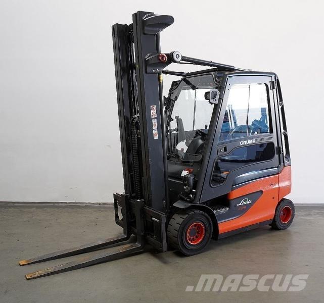 Linde E 25 387 バッテリーフォークリフト