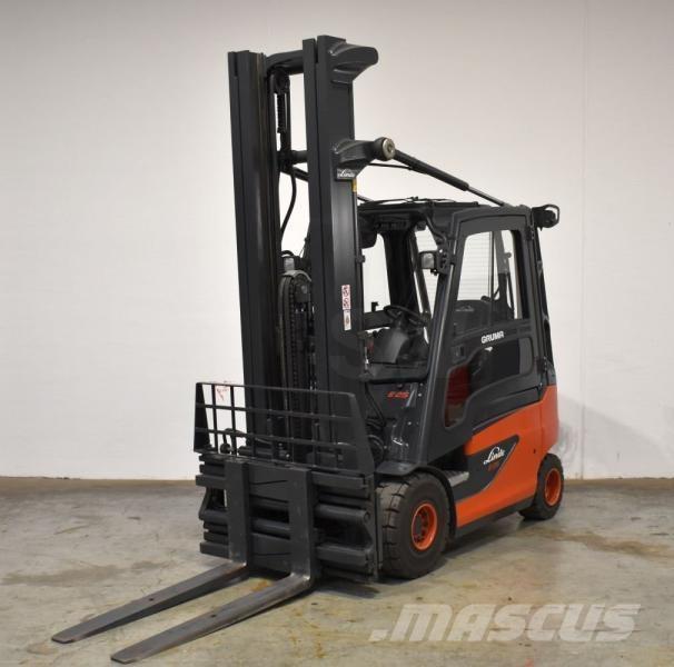 Linde E 25 387 バッテリーフォークリフト