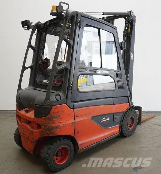 Linde E 25 387 バッテリーフォークリフト