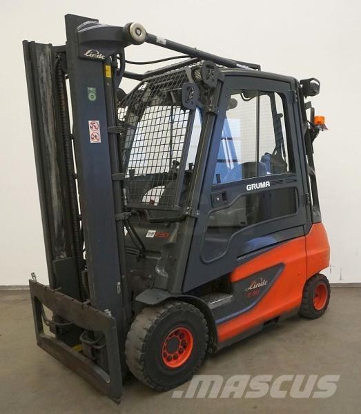 Linde E 30 387 バッテリーフォークリフト