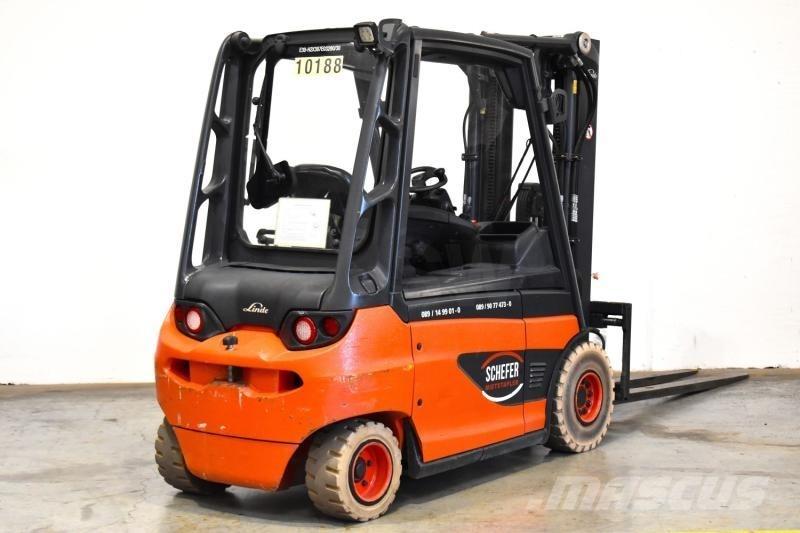 Linde E 30 387 バッテリーフォークリフト
