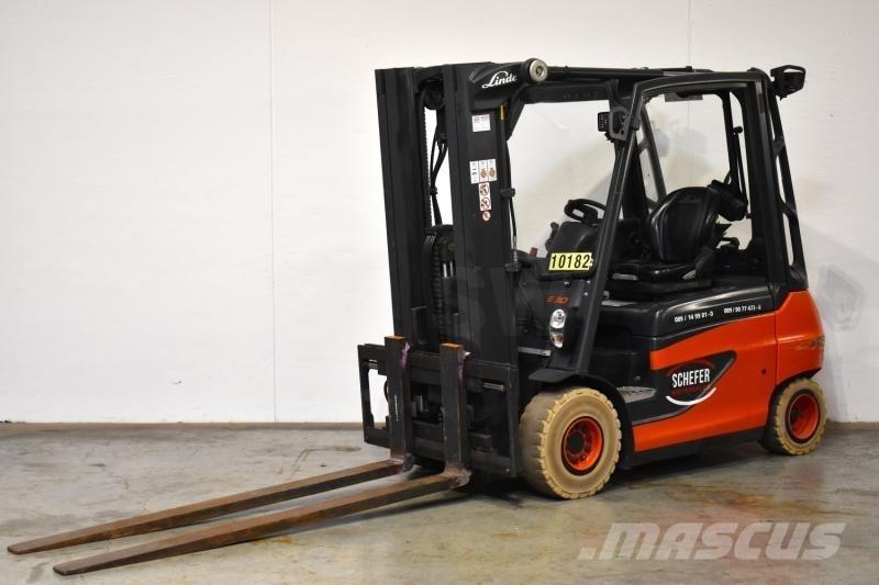 Linde E 30 387 バッテリーフォークリフト