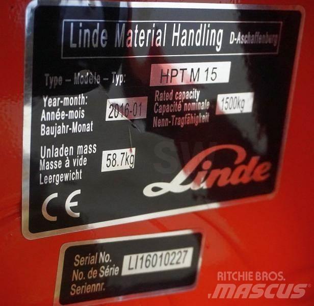Linde HPT M 15 ハンドパレットトラック