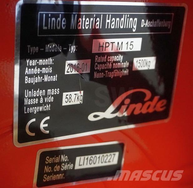 Linde HPT M 15 ハンドパレットトラック