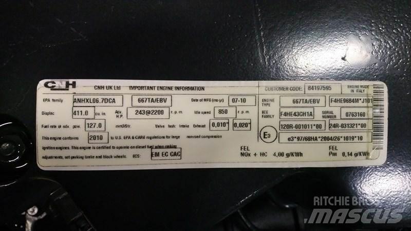 CNH - CASE 667TA エンジン
