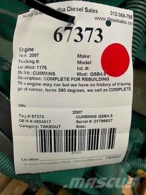 Cummins QSB4.5 エンジン