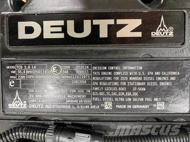 Deutz TCD3.6L4 エンジン