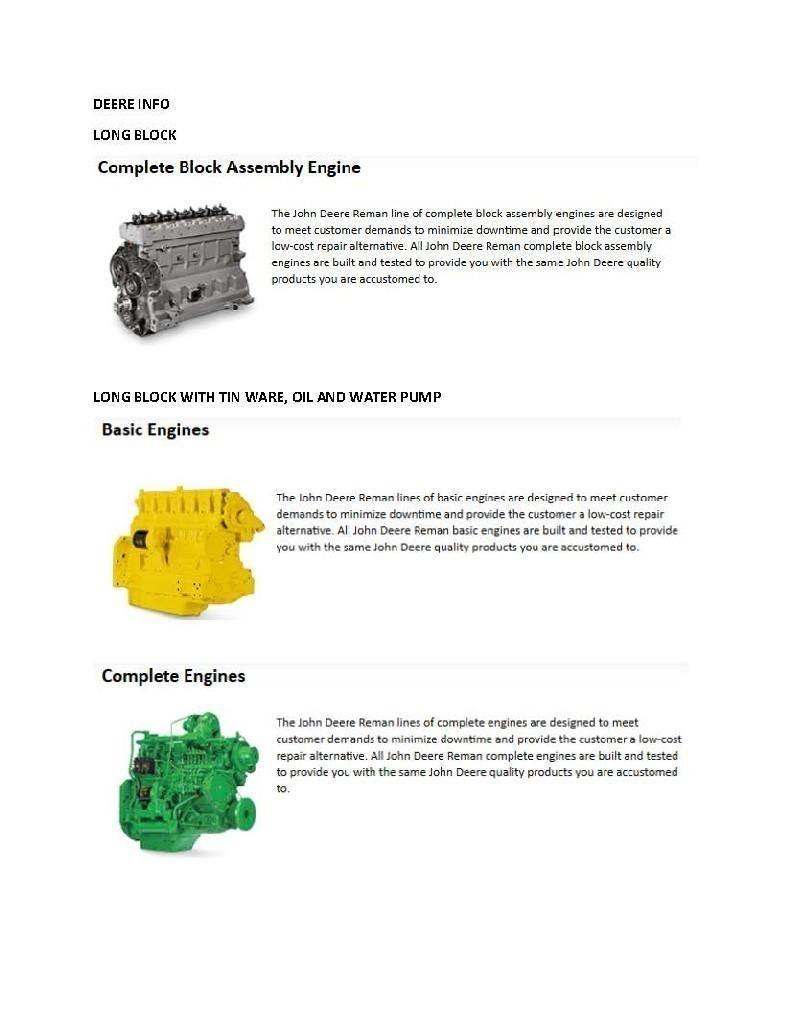 John Deere 6068TF150 エンジン