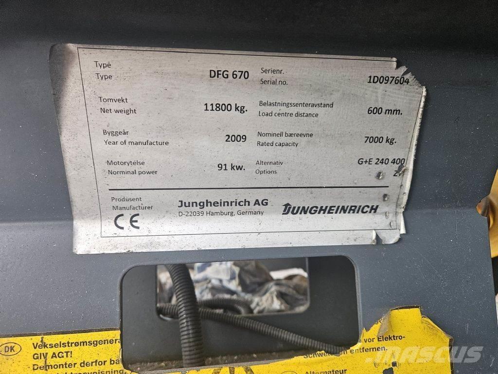 Jungheinrich DFG670 ディーゼル・軽油