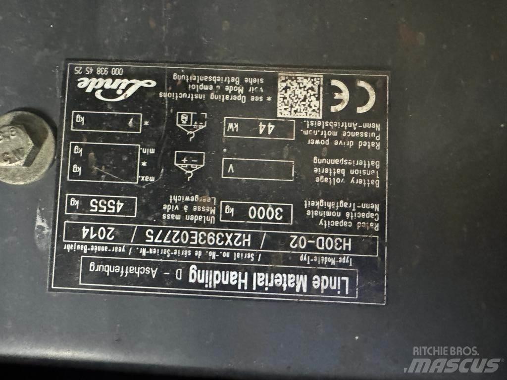Linde H30D-02 ディーゼル・軽油