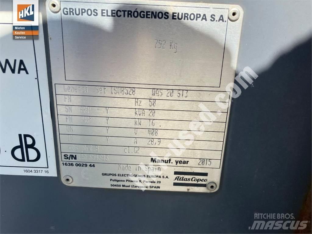 Atlas Copco QAS20 KDS ライトタワー