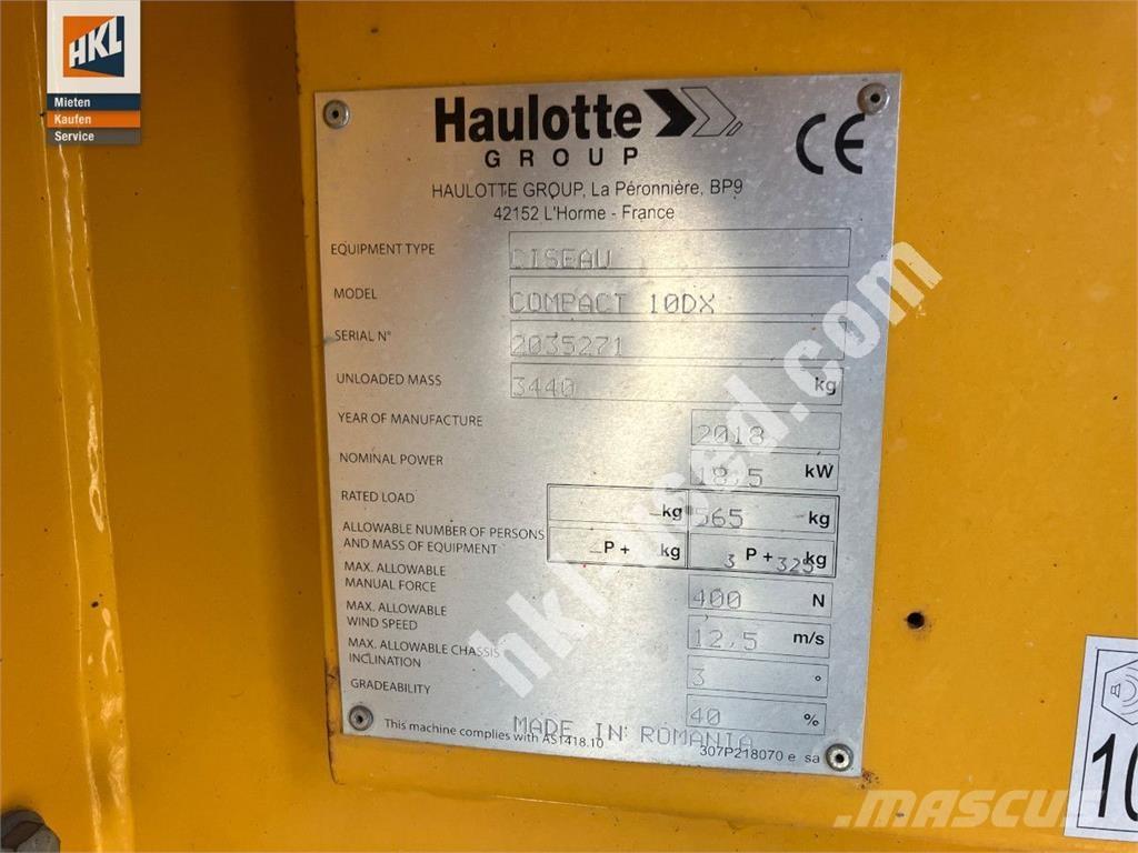Haulotte COMPACT 10 DX 建設機械 -　その他