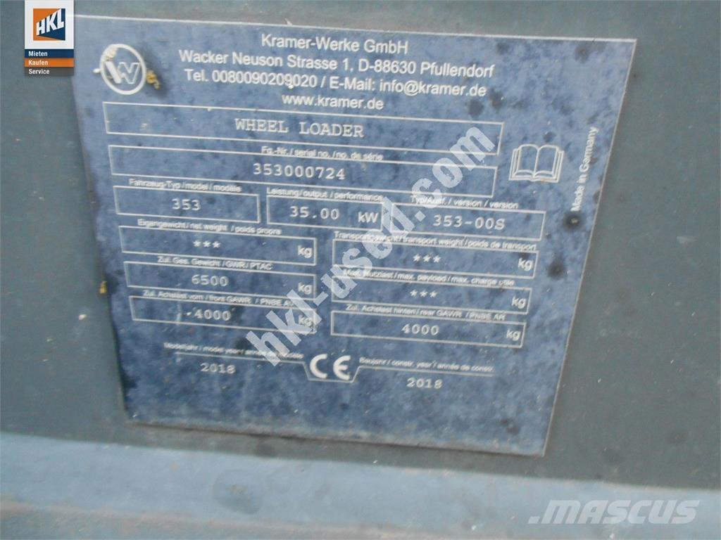 Kramer 5075 ホイールローダー・タイヤショベル