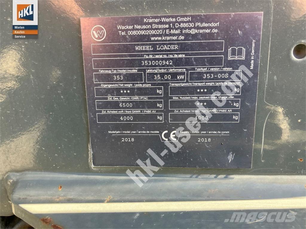 Kramer 5075 ホイールローダー・タイヤショベル