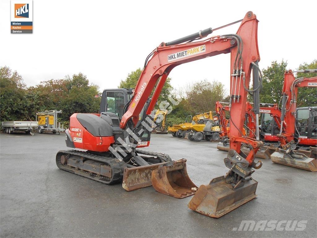 Kubota KX 080-4 ミニ油圧ショベル 7t以下（ミニユンボ・ミニディガー）