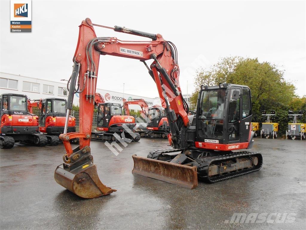 Kubota KX 080-4 ミニ油圧ショベル 7t以下（ミニユンボ・ミニディガー）