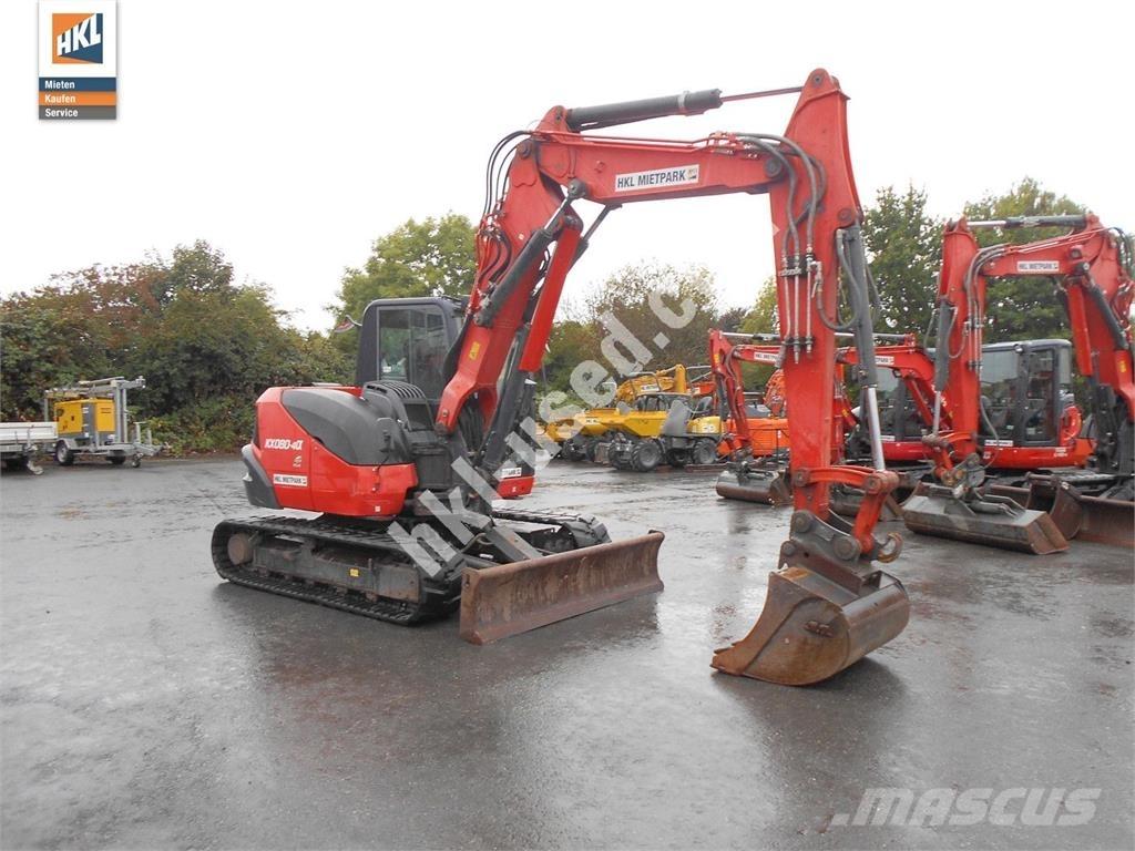 Kubota KX 080-4 ミニ油圧ショベル 7t以下（ミニユンボ・ミニディガー）