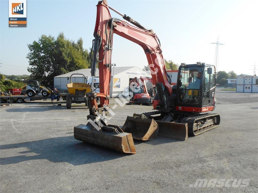 Kubota KX 080-4 ミニ油圧ショベル 7t以下（ミニユンボ・ミニディガー）