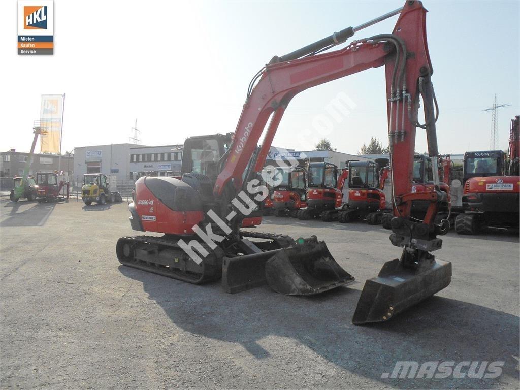 Kubota KX 080-4 ミニ油圧ショベル 7t以下（ミニユンボ・ミニディガー）