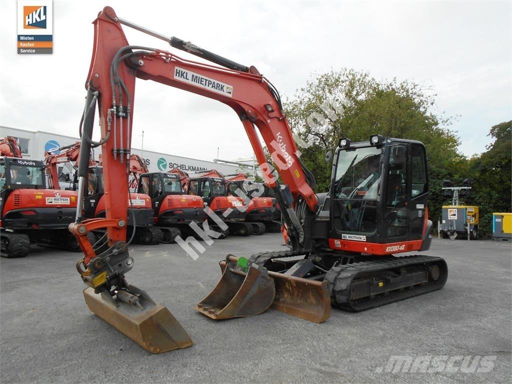 Kubota KX 080-4 ミニ油圧ショベル 7t以下（ミニユンボ・ミニディガー）