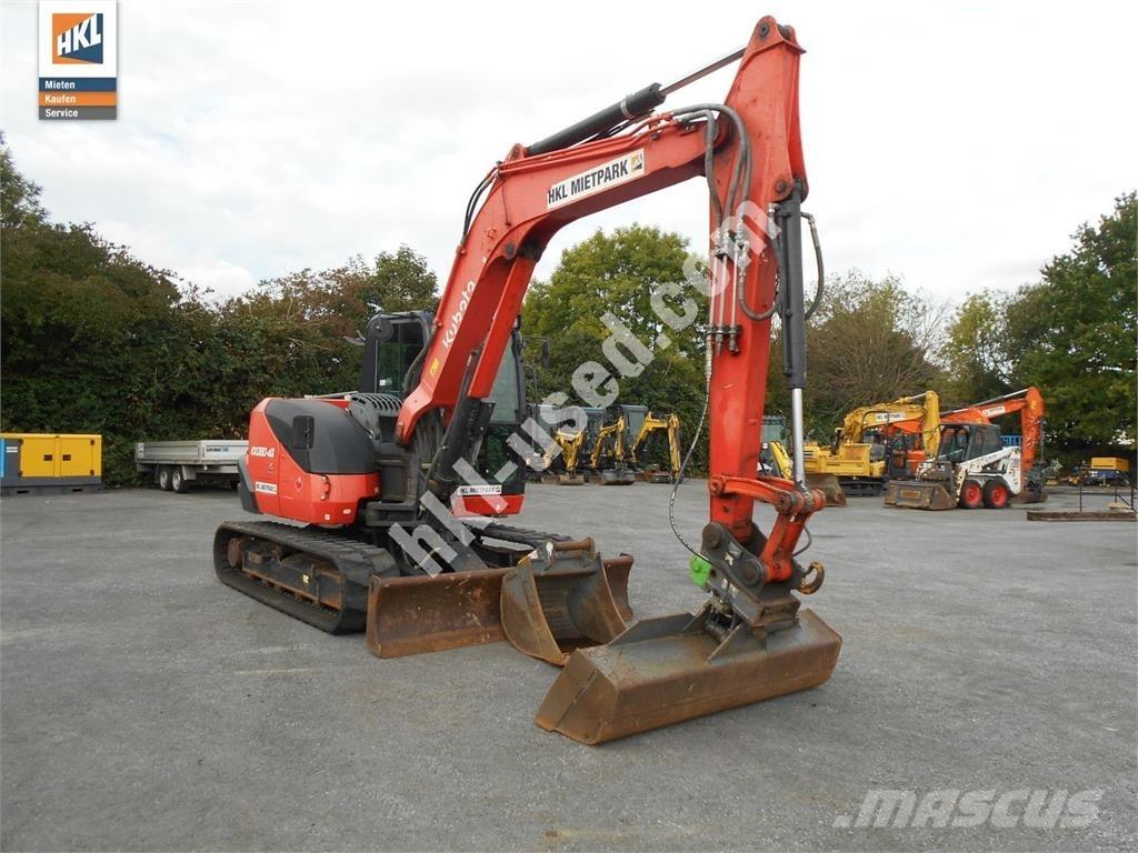 Kubota KX 080-4 ミニ油圧ショベル 7t以下（ミニユンボ・ミニディガー）