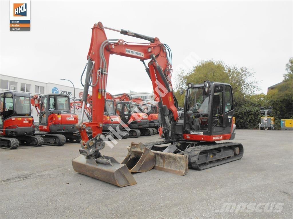 Kubota KX 080-4 ミニ油圧ショベル 7t以下（ミニユンボ・ミニディガー）