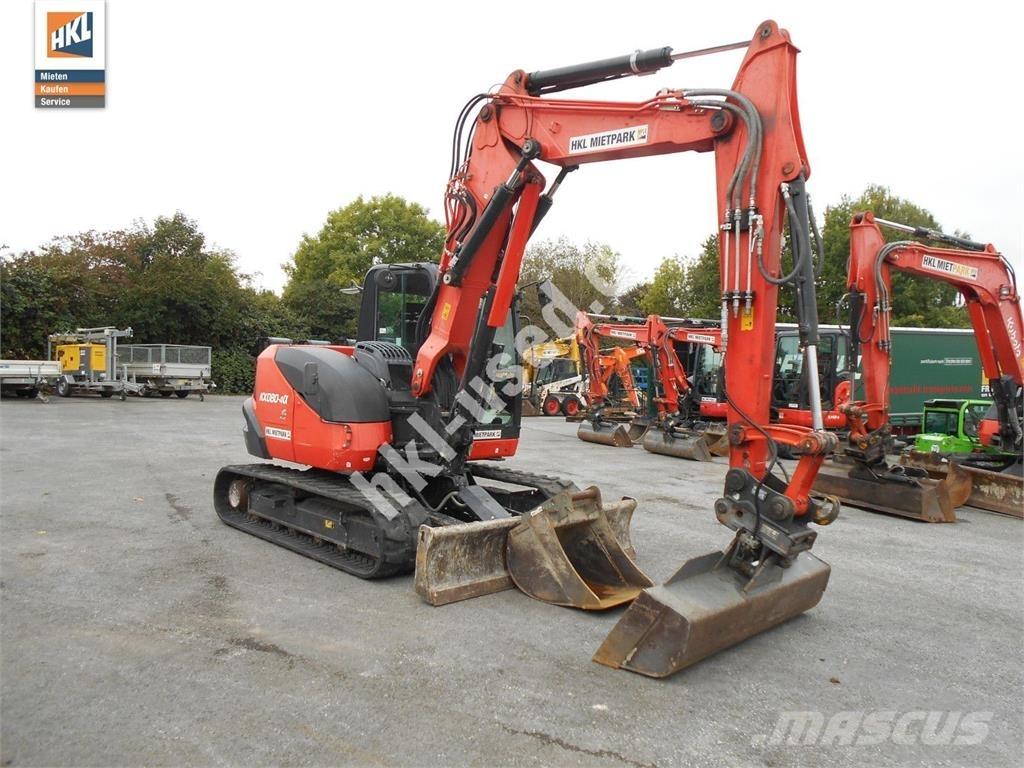 Kubota KX 080-4 ミニ油圧ショベル 7t以下（ミニユンボ・ミニディガー）