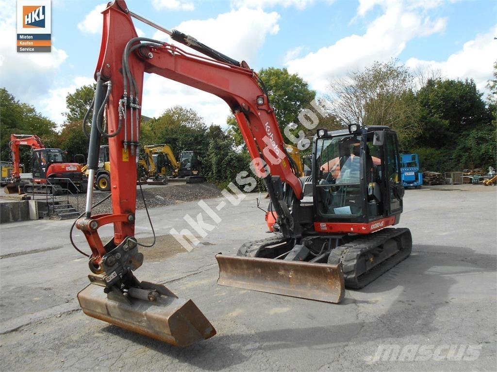 Kubota KX 080-4 ミニ油圧ショベル 7t以下（ミニユンボ・ミニディガー）