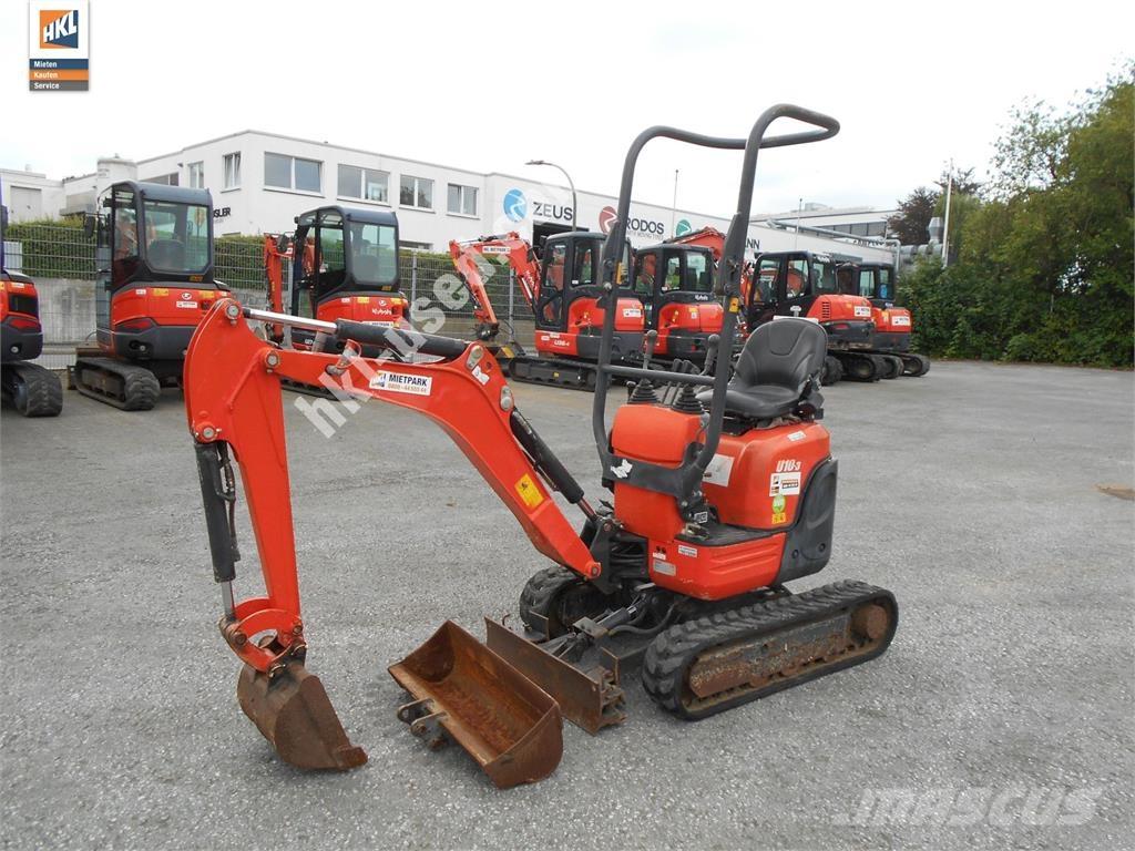 Kubota U 10-3 ミニ油圧ショベル 7t以下（ミニユンボ・ミニディガー）