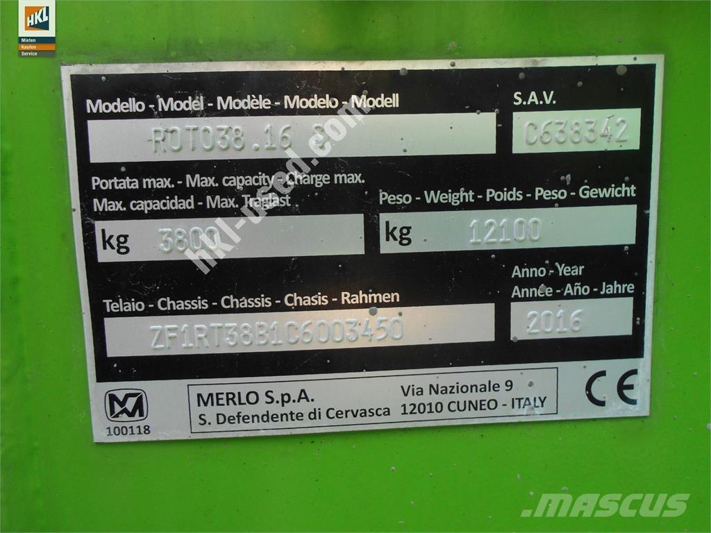 Merlo ROTO 38.16 S テレスコーピックハンドラー
