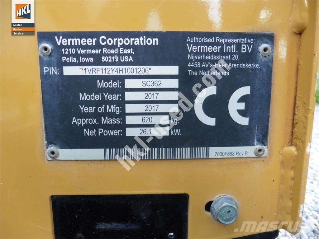 Vermeer SC 362 建設機械 -　その他