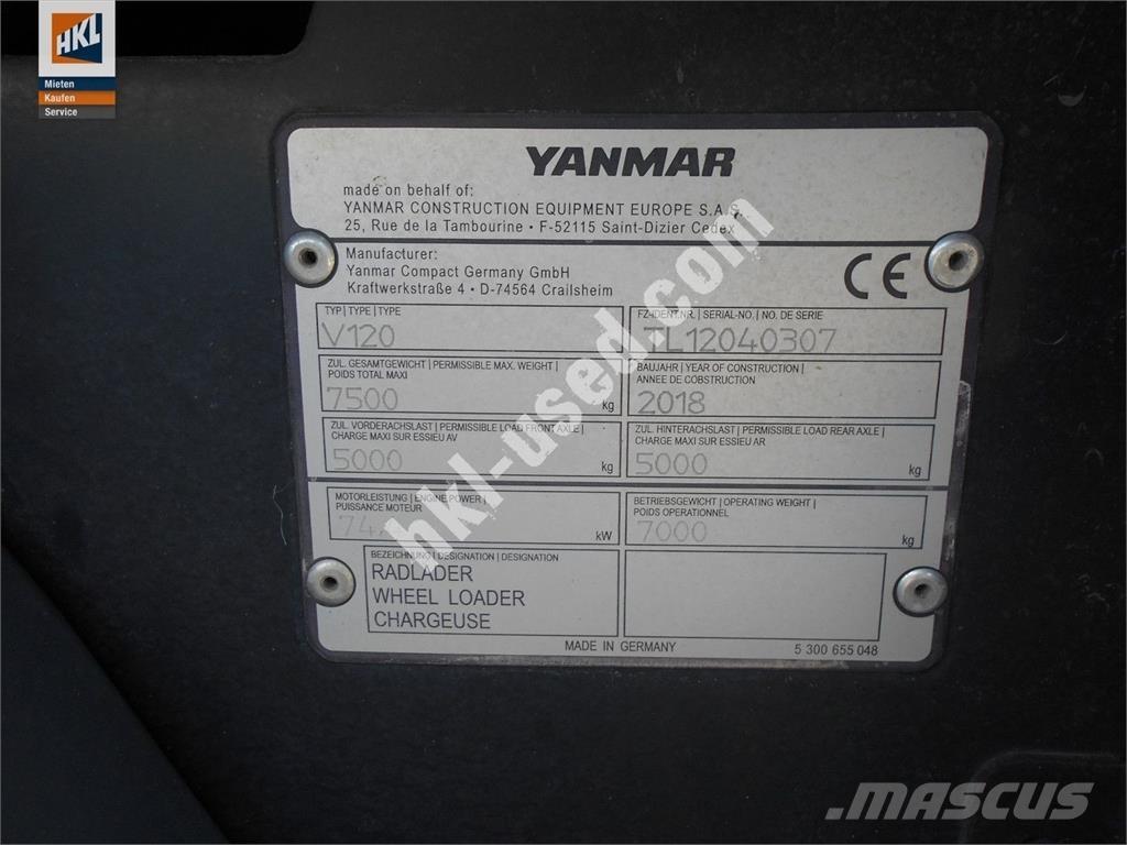 Yanmar V 120 ホイールローダー・タイヤショベル