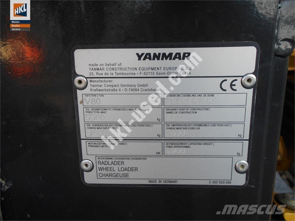 Yanmar V 80 ホイールローダー・タイヤショベル