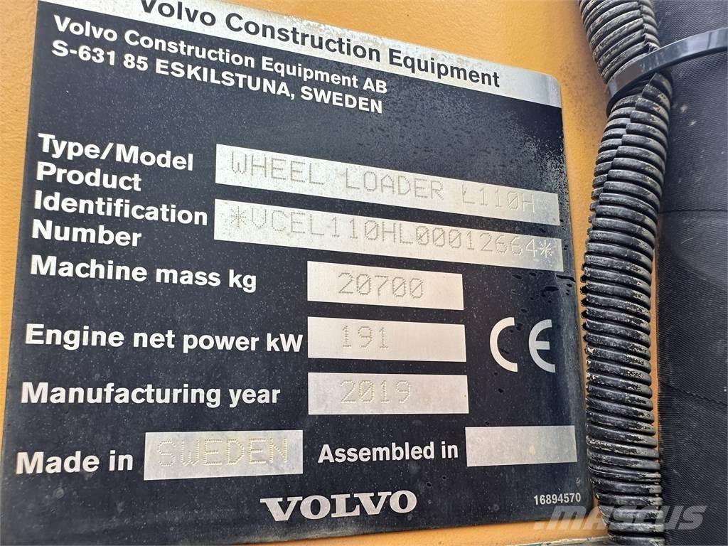 Volvo L110H ホイールローダー・タイヤショベル