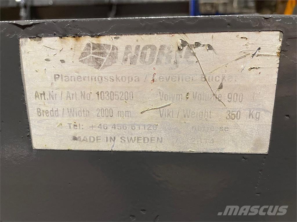  2000 mm Læsseskovl バケット