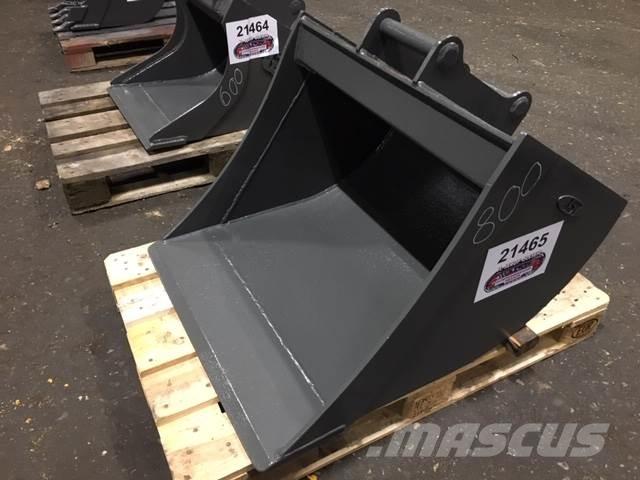  800 mm Graveskovl ex. Demo バケット