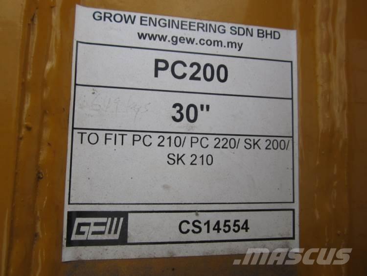  870 mm Graveskovl ex. PC200 バケット