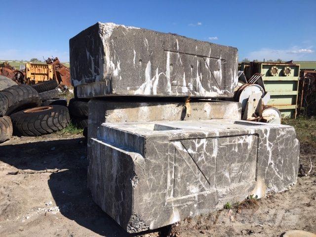  Ballastvægte 3 stk. - 3500 kg クレーン部品と設備