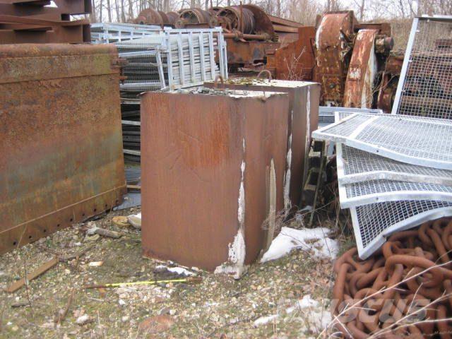  Ballastvægte 4 stk. - 2300 kg クレーン部品と設備