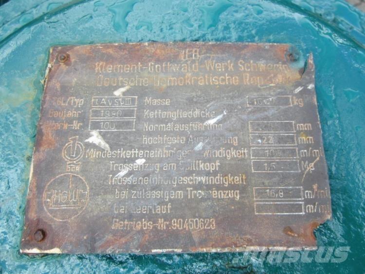  Capstan spil VEB 1AVSP3 ホイスト、ウインチ、エレベーター