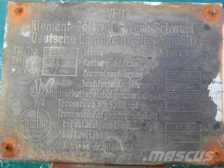  Capstan spil VEB 1AVSP3 ホイスト、ウインチ、エレベーター
