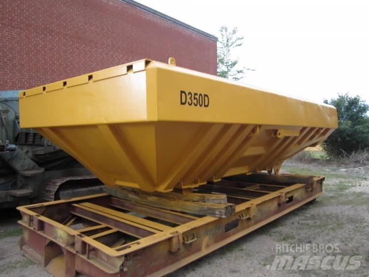 CAT D350D dumperkasse, brugt サイト　ダンプ
